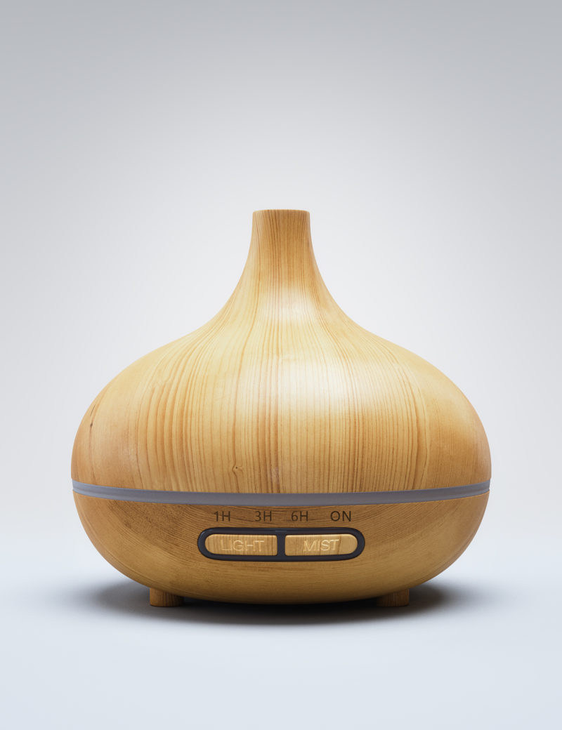 Aubergine Lichaam Ingenieurs Bamboo Aroma Diffuser Teardrop (300ml) - Soothing Scents